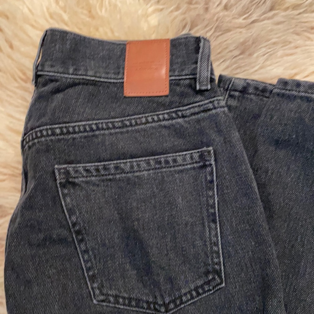 Tapered Leg & Other Stories Washed Black Denim